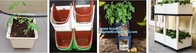 Green Garden Sacks Strawberry Hydroponic Vertical Farming Planter Pots Nursery Succulents